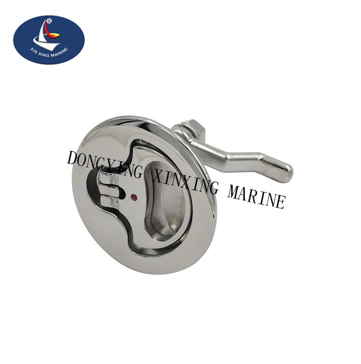 stainless steel Flush Pull Hatch Slam Latch Lift Handle  Lock for RV Boats Doors Hardware