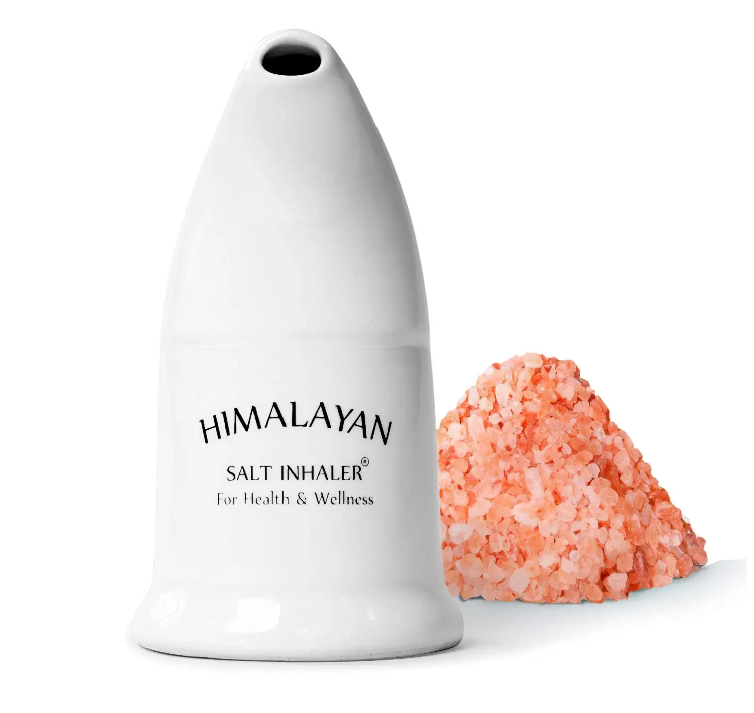 Best Quality Himalayan Salt Inhaler Handmade Rock Salt Inhaler With Crystal Grade Health Care Product Ceramic Salt