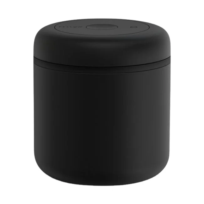 Wholesale Printing Design Food Grade Airtight Round Black Matte Tins Custom Coffee Tin Can Tea Metal Tins Container With Lid