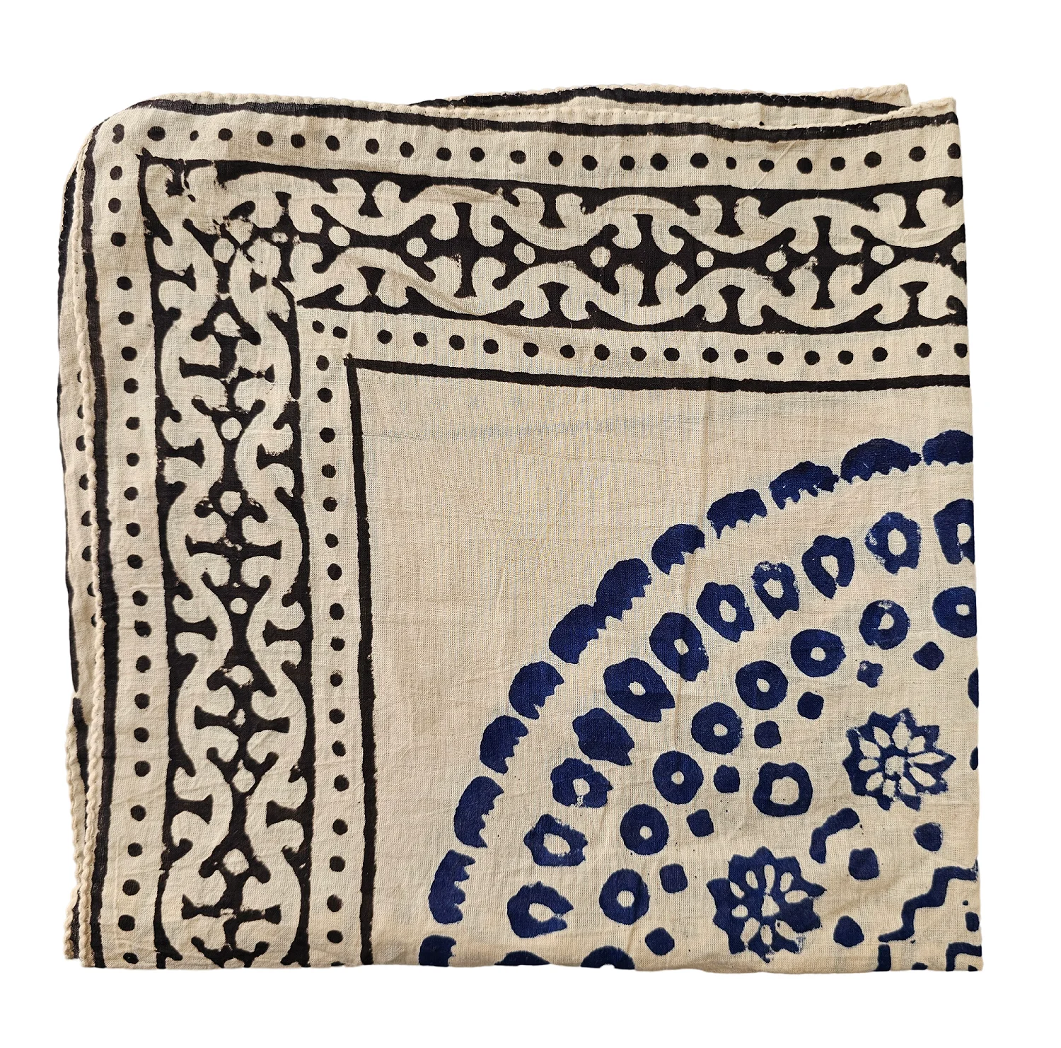 Bandana Head Scarf for Women Cotton Linen Feel Vintage Paisley Pattern Square Scarf Neck Scarf Hair for Women