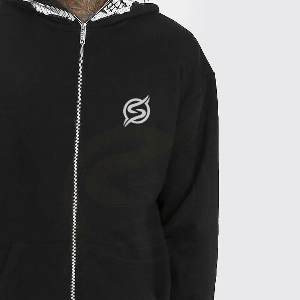 New Summer Arrival Custom Design Men Hoodies Polyester Cotton Full Face Zipper Up Hoodies