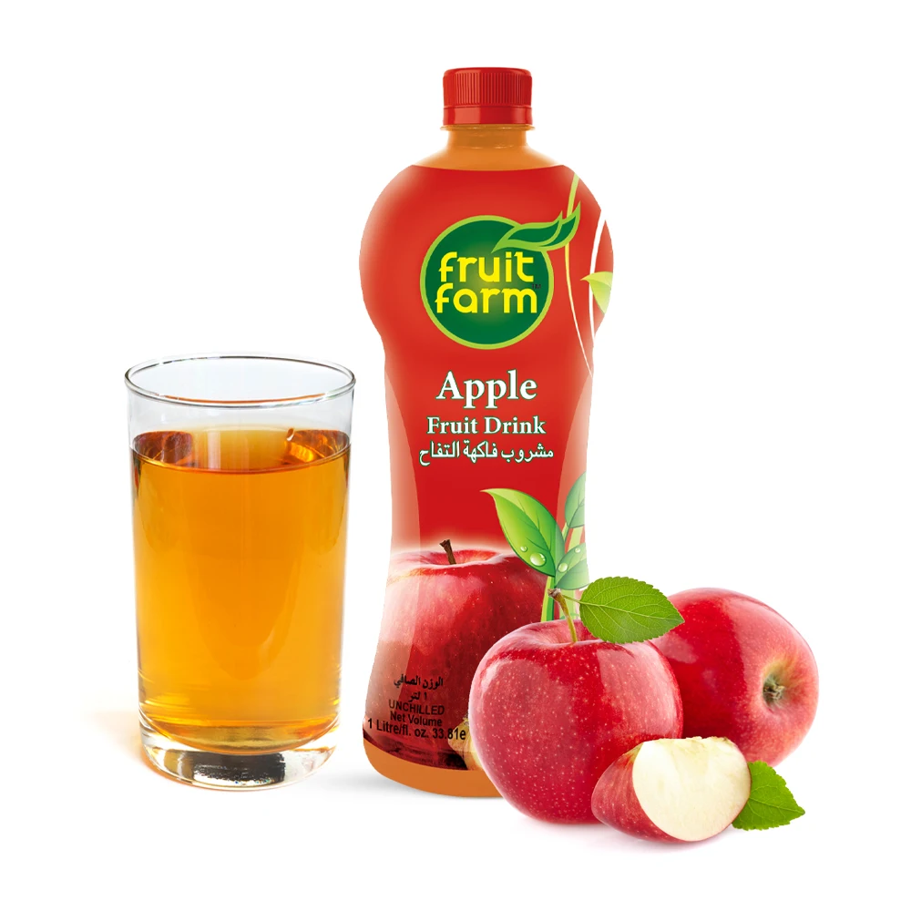 Wholesale Best Quality Reasonable Price Top Fruit Fresh Drink 1liter Apple Drink Fruit Farm