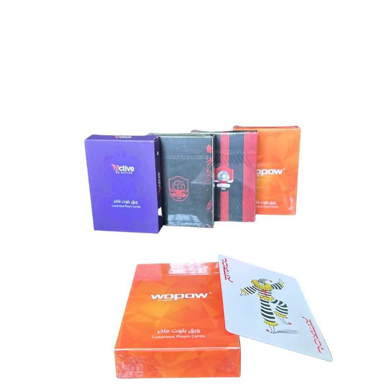 high quality sale plastic coated playing card Saudi poker waterproof PVC kuwait plastic playing cards