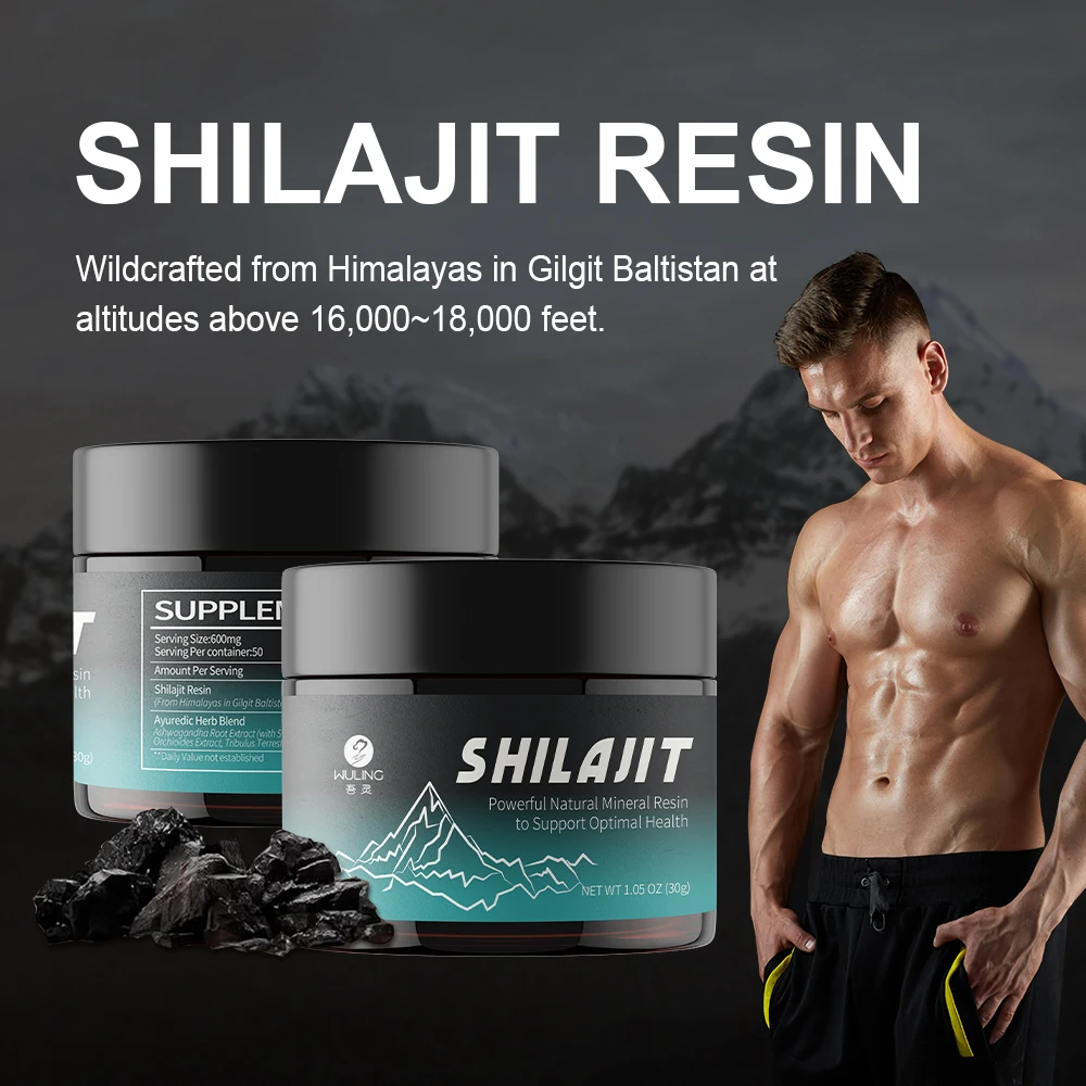 OEM ODM Shilajit Resin Pure Himalayan Organic Shilajit Resin Supplement Natural Shilajit Resin With Fulvic Acid Trace Minerals