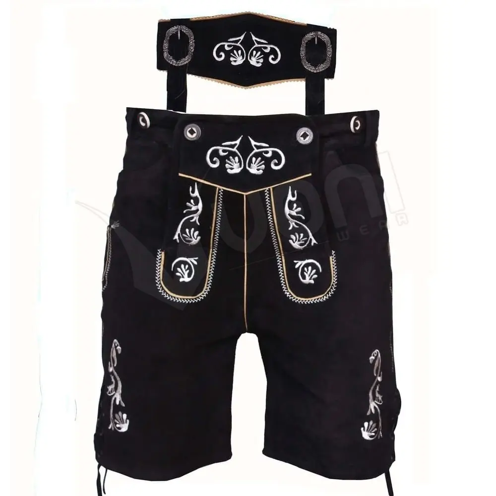 Wholesale Price Men Bavarian Shorts Lederhosen Antique Look Lederhosen For Men