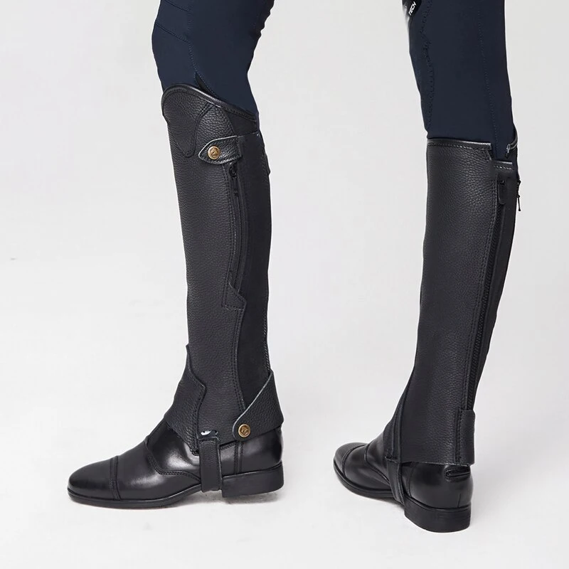 Best Design Light Weight Men Half Horse Riding Chaps New Arrival Customized Logo Printing Western Customized Leather Material
