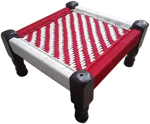 Hot selling small cot kids toy Indian charpai for baby manufacturer by GM IMPEX at cheap price