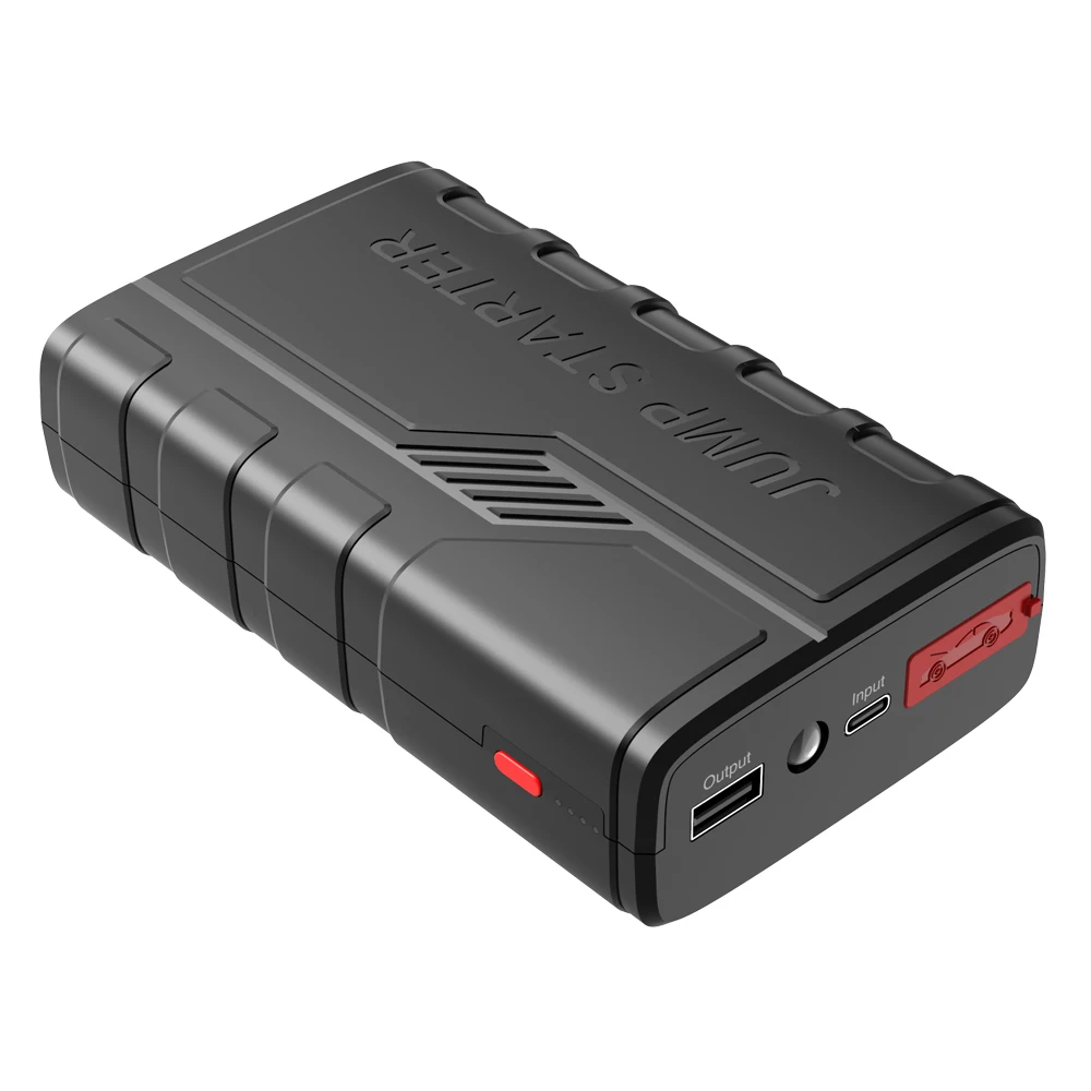 Wholesale 600A peak 12v emergency portable car jump starter 6000mah battery booster portable car power bank with flashlight