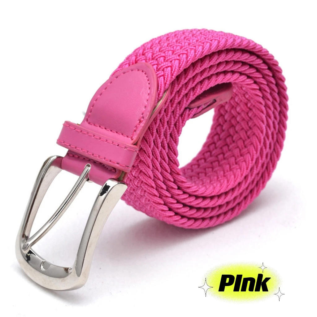 Ремни из переработанного материала эластичные плетеные ремни кожаные женские высокой эластичности