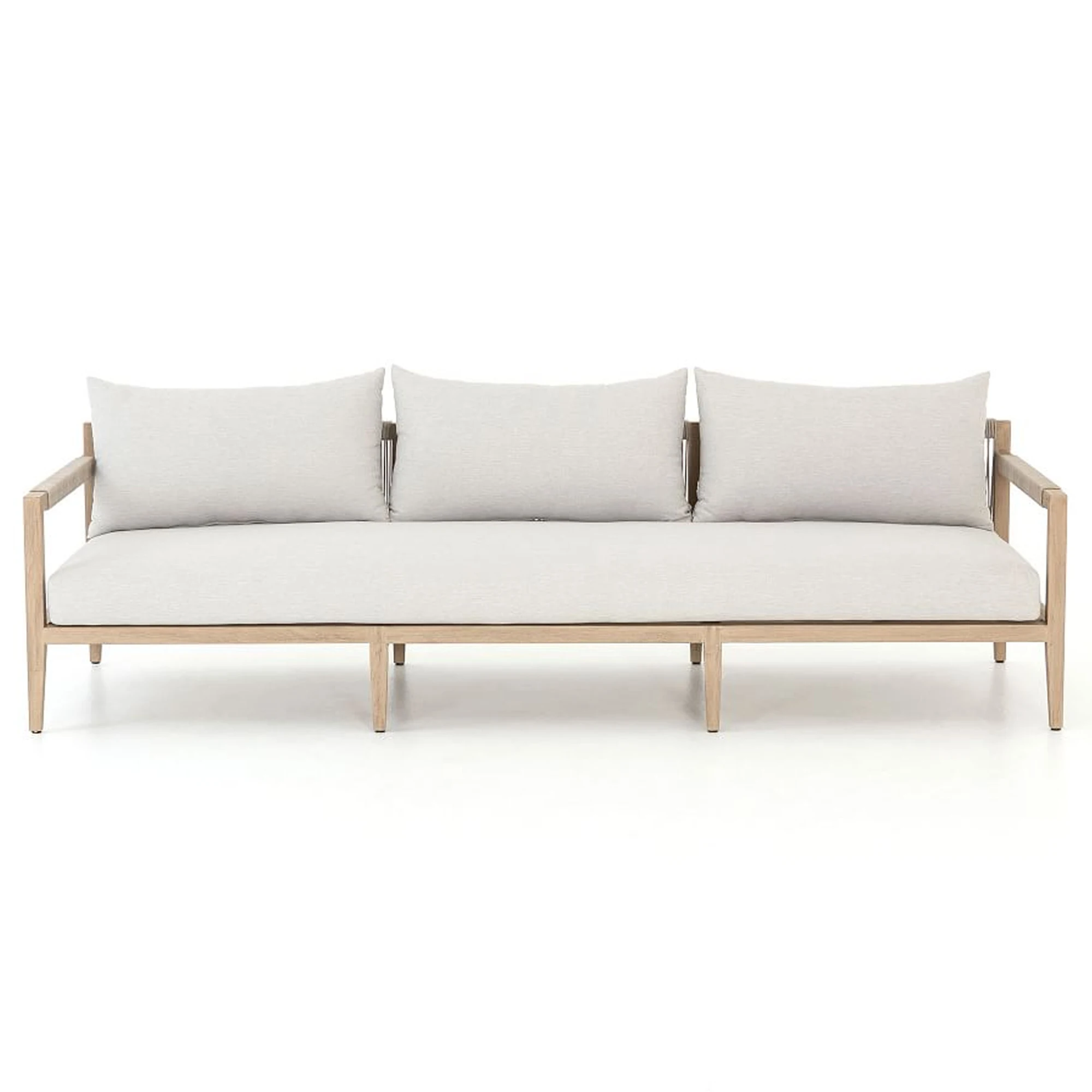 Modern Outdoor Three Seater Sofa Patio Sofa Garden Furniture - Elaina