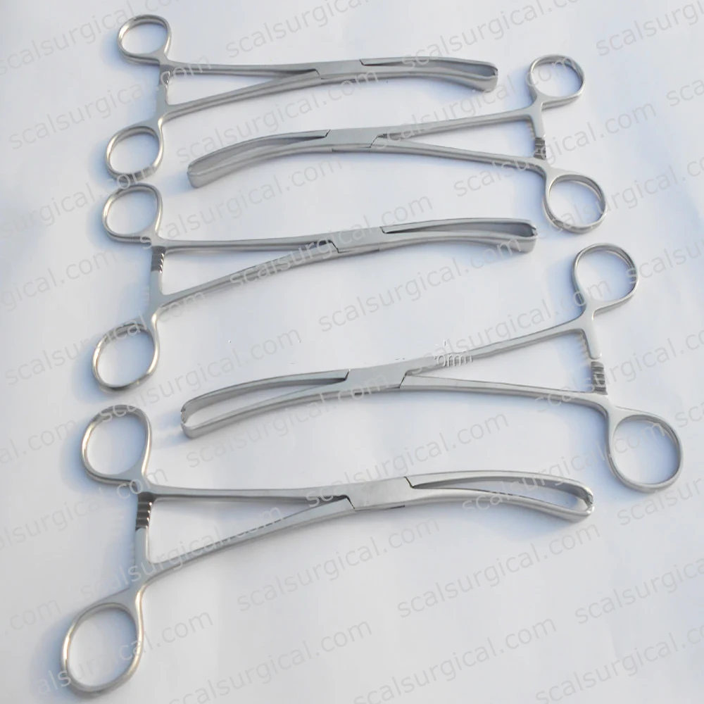 Hot Sale Teale Beacham Skene Czerny Schroeder Vulsellum Duplay Uterine Gynecology Forceps Hook 23, 24, 26, cm 3 x 4 Teeth