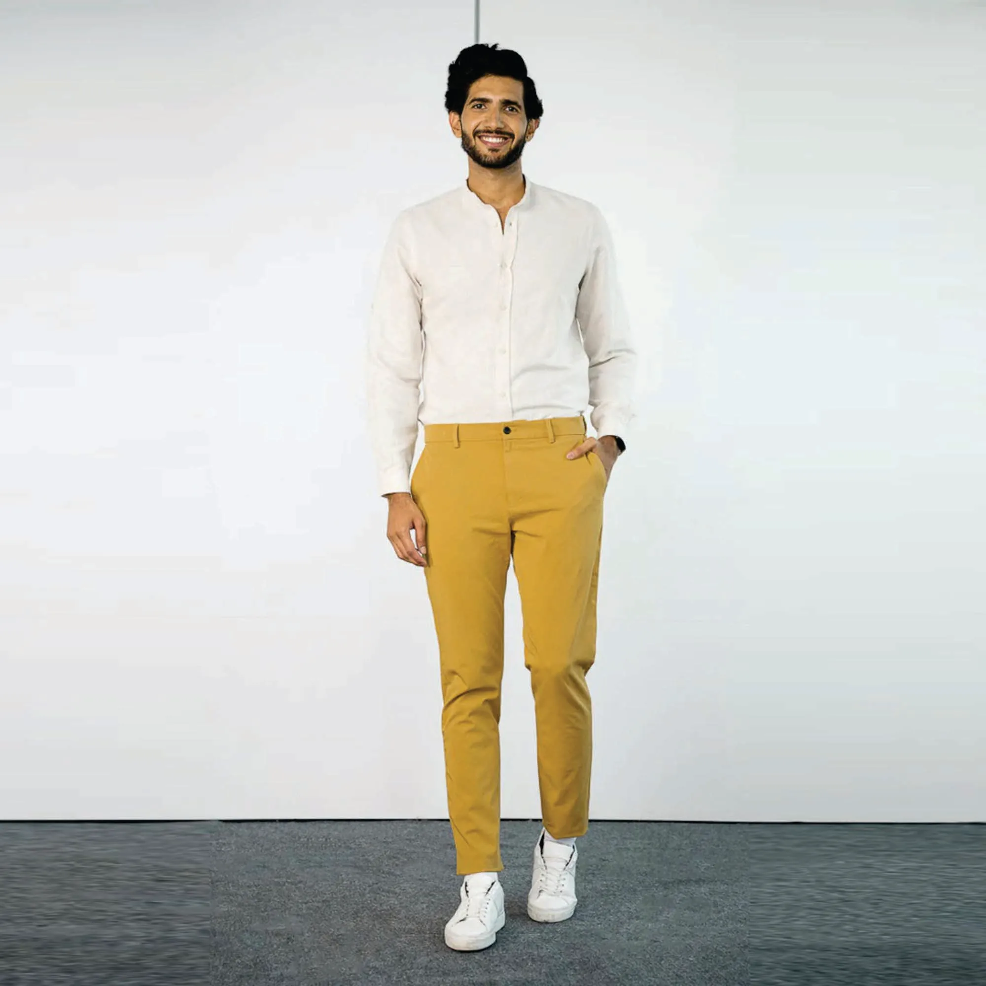 Custom Manufacturer Chino Pants Men High Quality Shirt Design Pant for mustard Formal Pants for Men