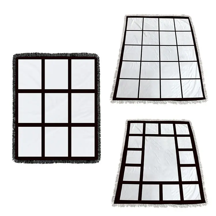 Sublimation panel blankets blank sublimation blankets 9 panel 20 panel sublimation blanket wholesale