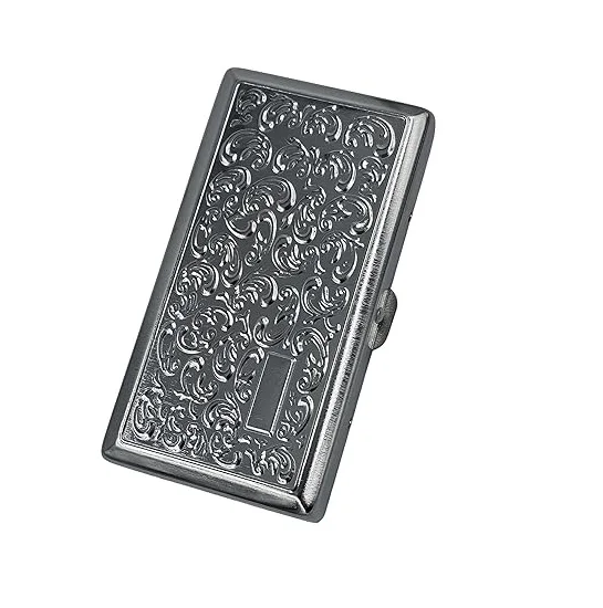 Customized Design Popular Cigarette Case And Storage Box For For Men Gifting Use Smoking Accessories In Metal Cigarette Case