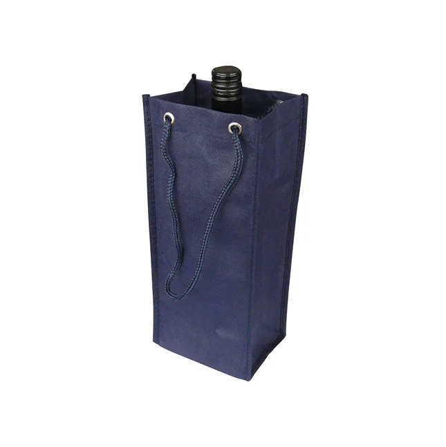 100% Made in Vietnam Promotion Comfortable Eco-Friendly Non Woven 4 Bottle 6 Bottles Non-woven Wine Bag With logo Customized