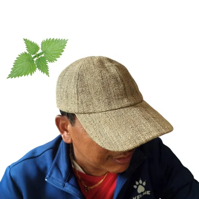 DAD cap 6 panel Eco organic Nettle fabric Unisex designs Baseball Trucker Mountaineering Cycling casual fashion Hemp Nettle Caps
