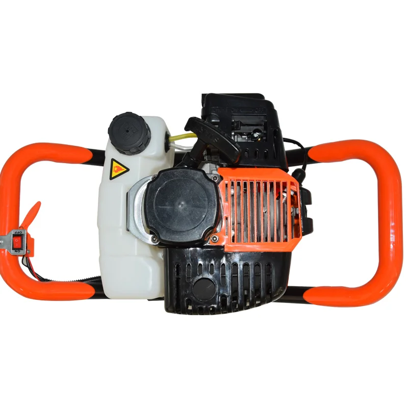 Fmai Professional Power 52cc Gas Power Post Hole Digger Ground Drilling Machine Earth Auger Ice Auger Digging