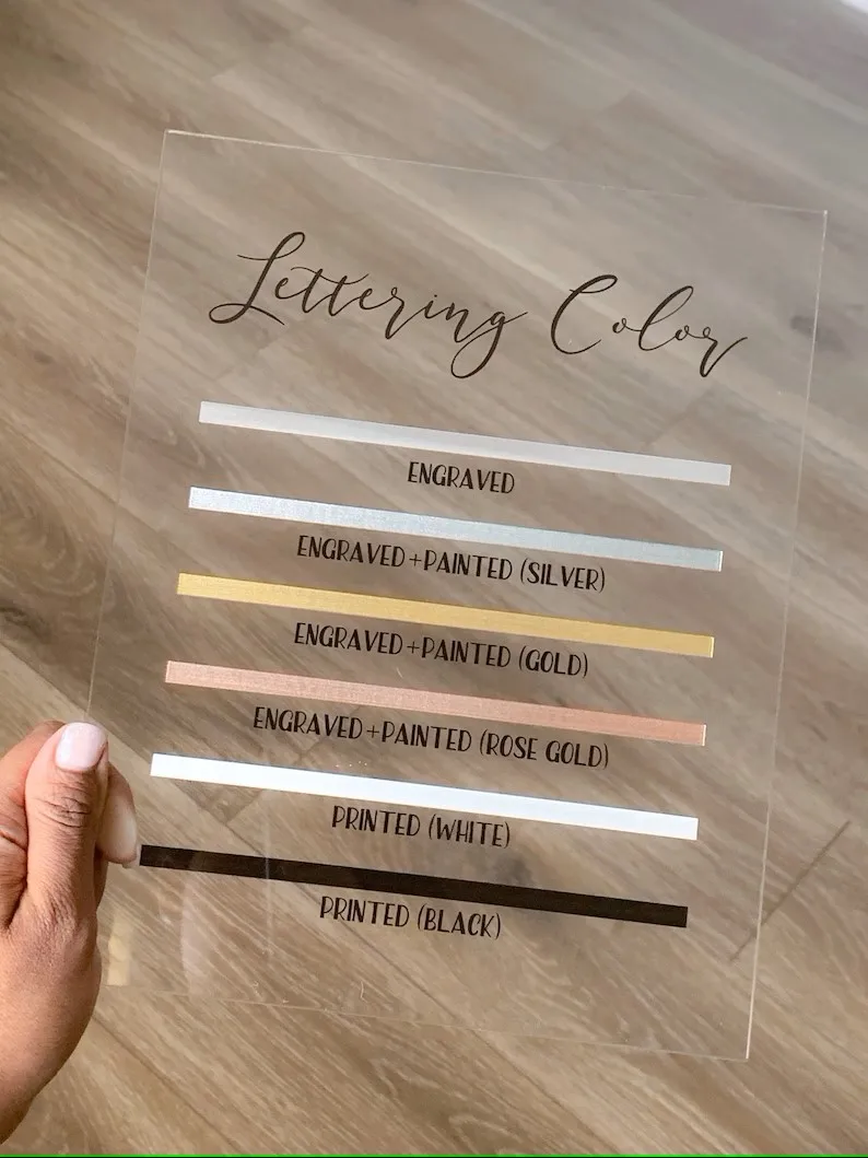 Clear Acrylic Wedding Number Sign with Stand Holder Round Shaped Modern Acrylic Seat Signs Circle Shape Decoration Number Holder