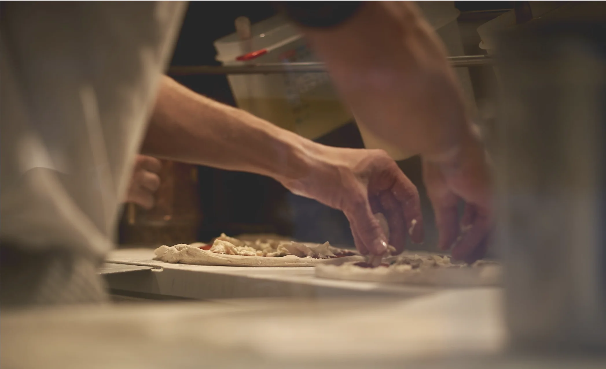 Top quality Italian pizza with Porcini Mushrooms and Potatoes for catering and foreign buyers