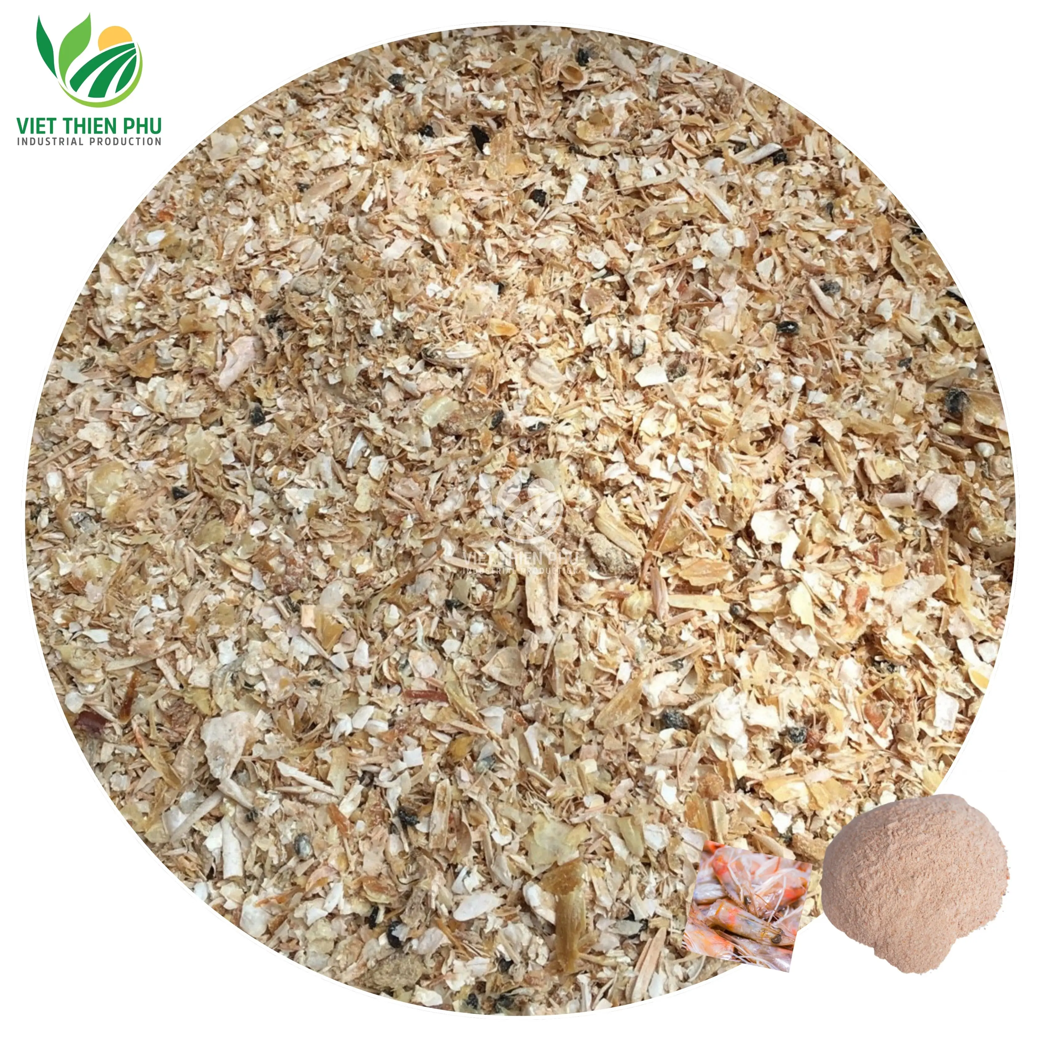 VIET THIEN PHU VTP/OL-19 Dried Shrimp Shell for Animal Feed Powder High Quality From Viet Nam