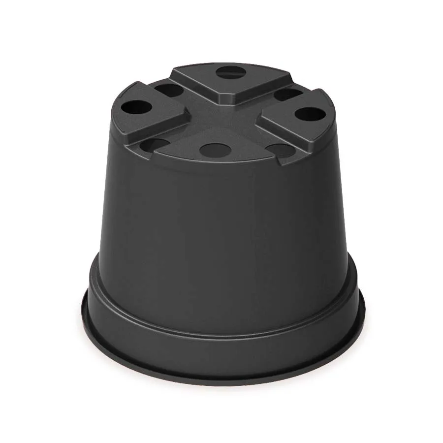 CV 2 Liter Recycled Plastic Pot in Different Colors for Nursery Plants