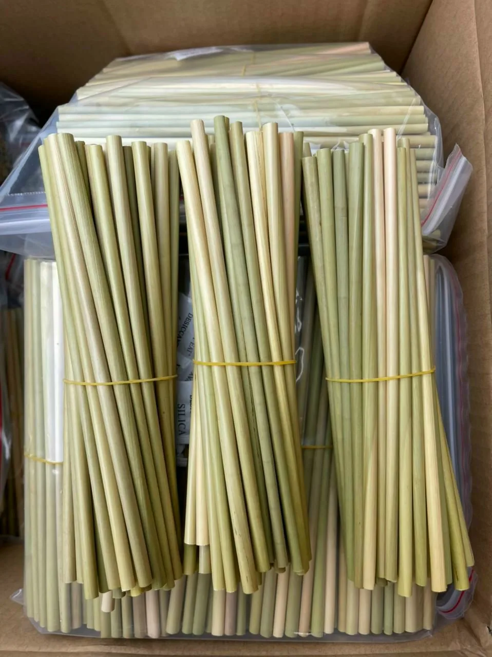 Hot Selling Eco-friendly Drinking Grass Straws With High Quality Manufacture At ViGi Farm From Vietnam