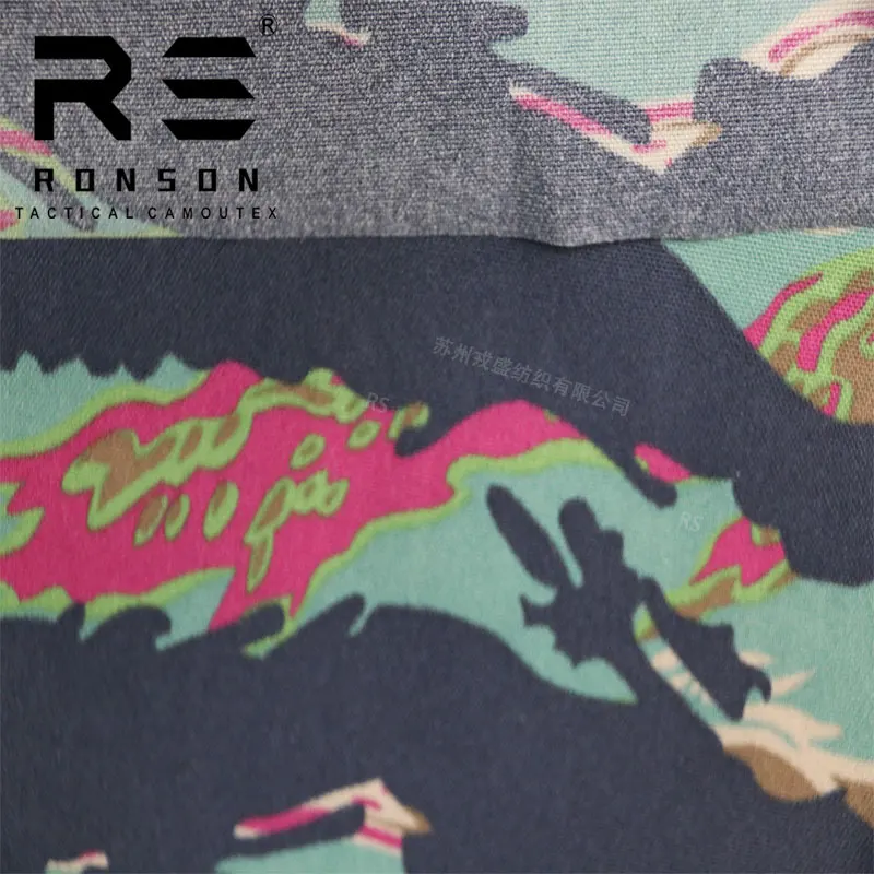 500d nylon cordura miami tiger strip Camouflage oxford material tent tactical gear fabric cordura fabric