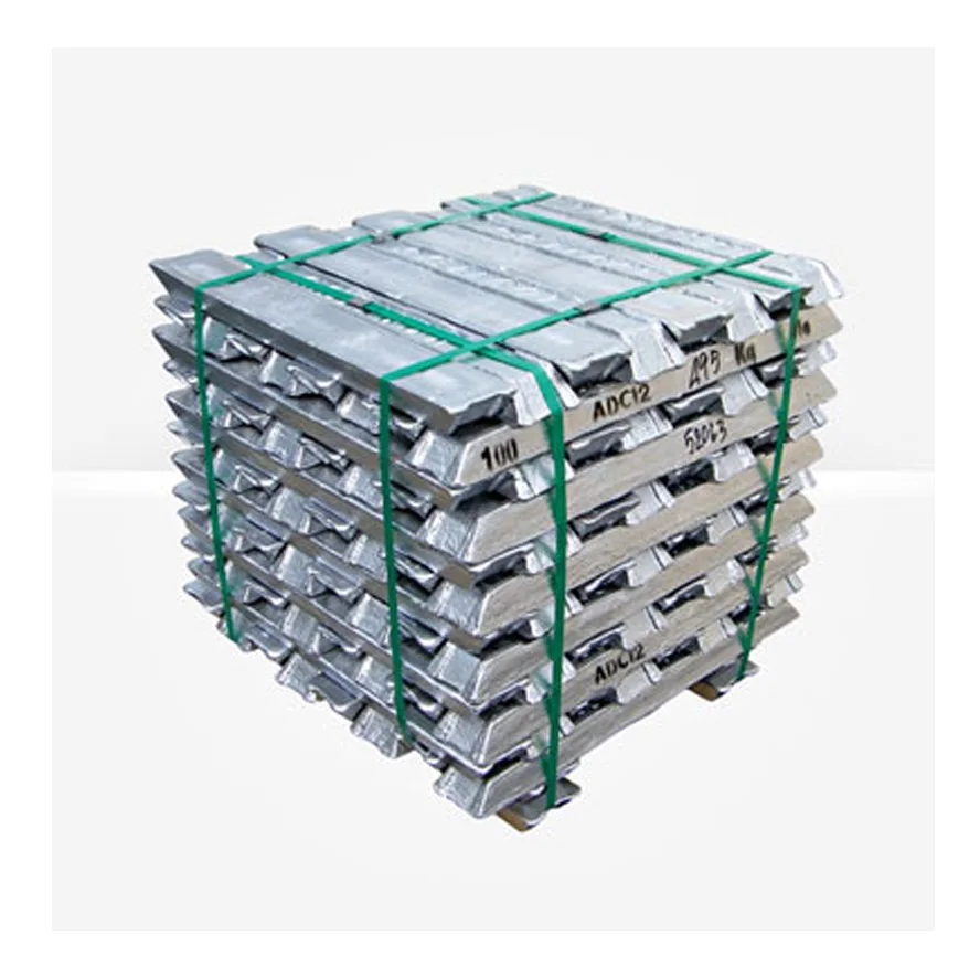 Non-ferrous Metal aluminum alloy ingot adc12 99.7 a7 a grade aluminum ingots factory price