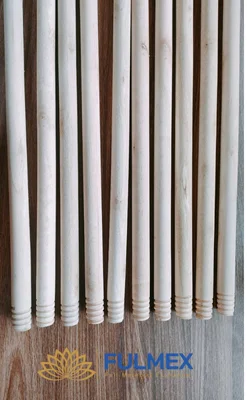 New wooden broom handle 2023 best quality eucalyptus wood frm Vietnam cheap price heated fishing pole handle