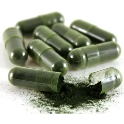 Spirulina Vegan Capsules bottle or Bulk Organic