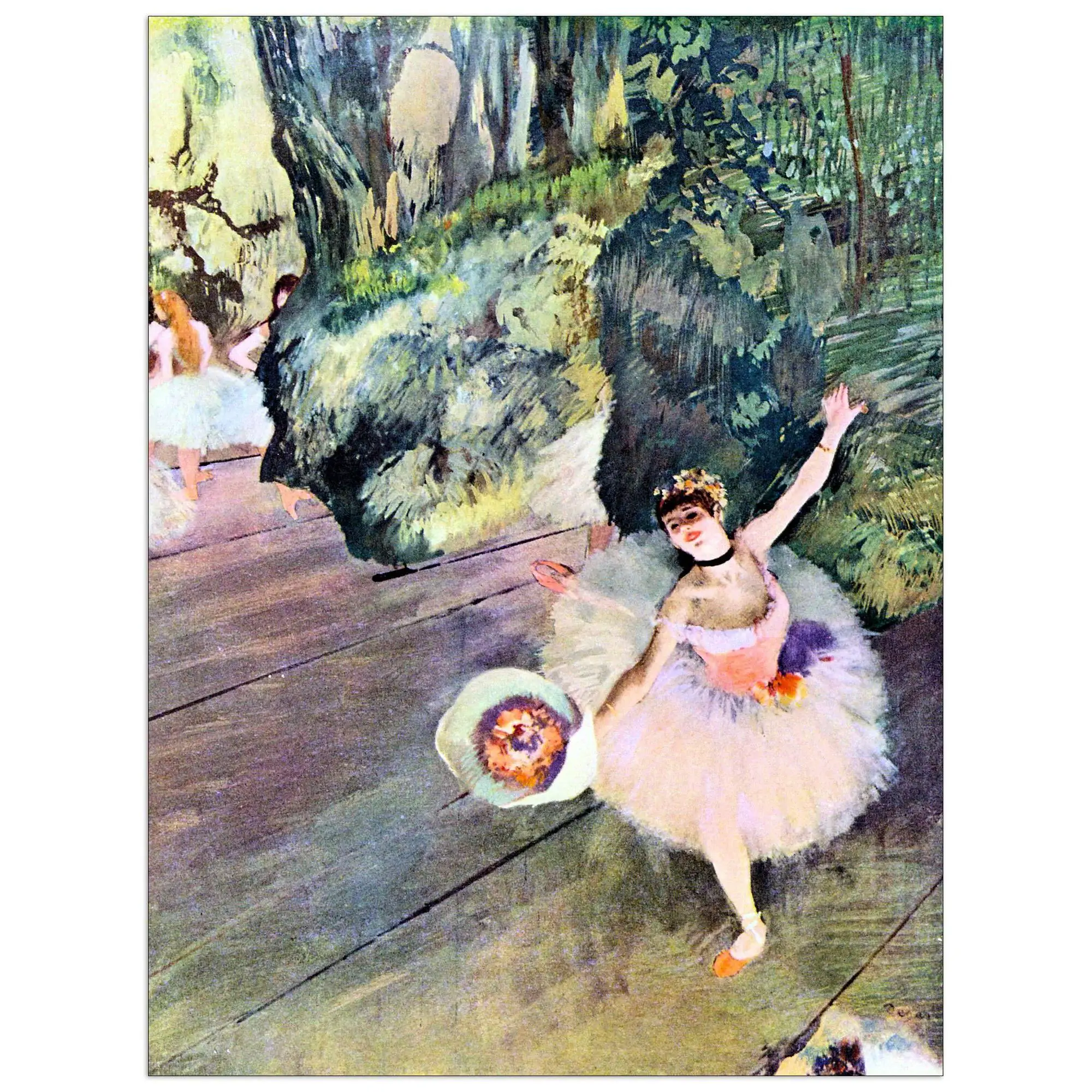 Museum Degas Edgar decorative panel, ready to hang.