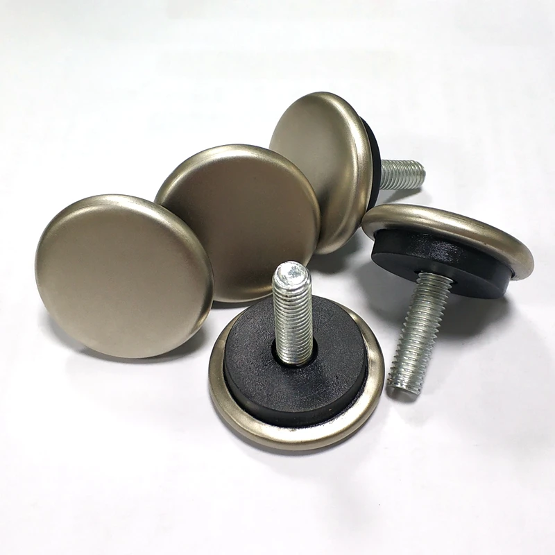 Large Stock Furniture Adjustable Industrial Rubber Foot Levelers Level Pad For Adjustable Table Legs