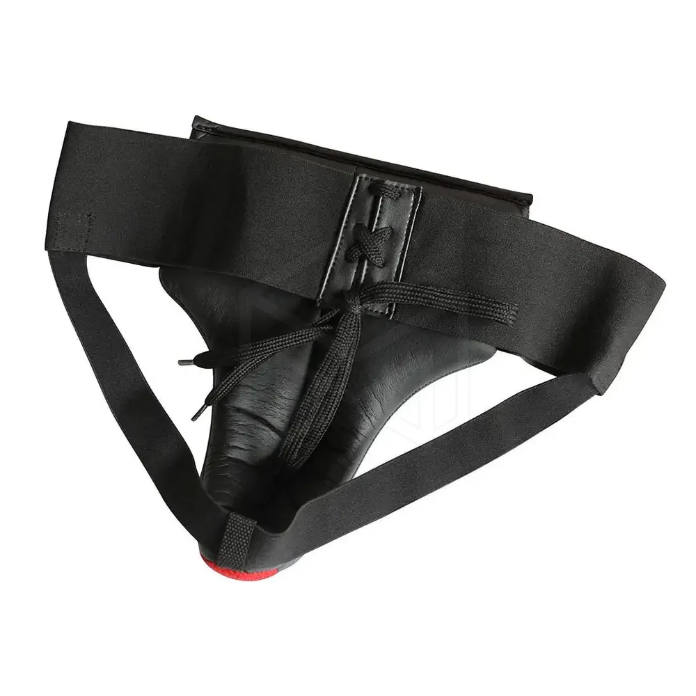 Cheap Price New Design Groin Guard Custom Logo PU Leather Groin Guard Heavy Duty Groin Guard