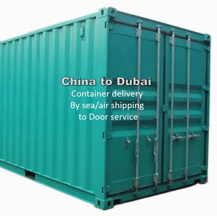 China to Dubai 40HQ shipping container supplying Sea Transportation 20ft DDP by sea air consolidation service Door to Door
