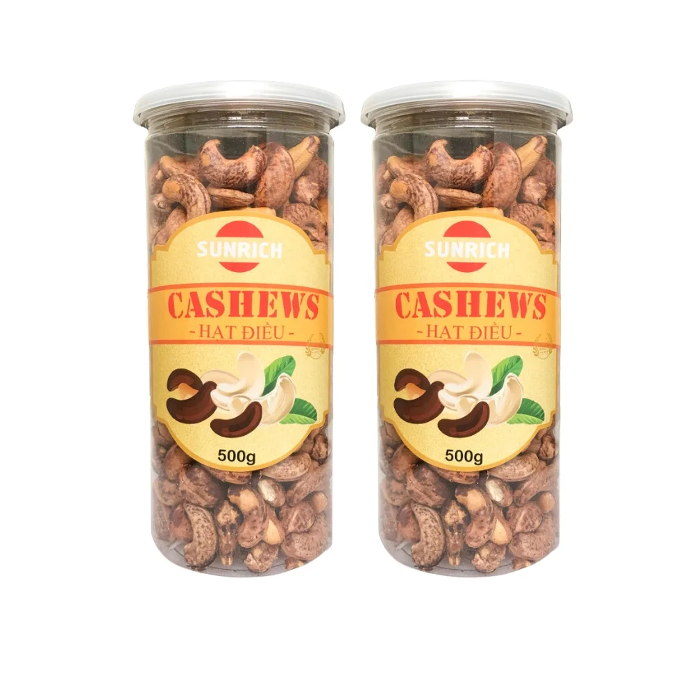 BEST PRICE Top Notch Quality Made In Vietnam Healthy ROASTED CASHEW NUTS 180/240/320 Plastic Jar