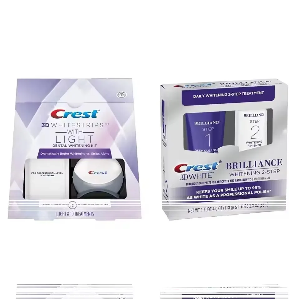 C rest 3 D White strips, Professional Effects, Teeth Whitening Strip Kit, 44 Strips (22 Count Pack)