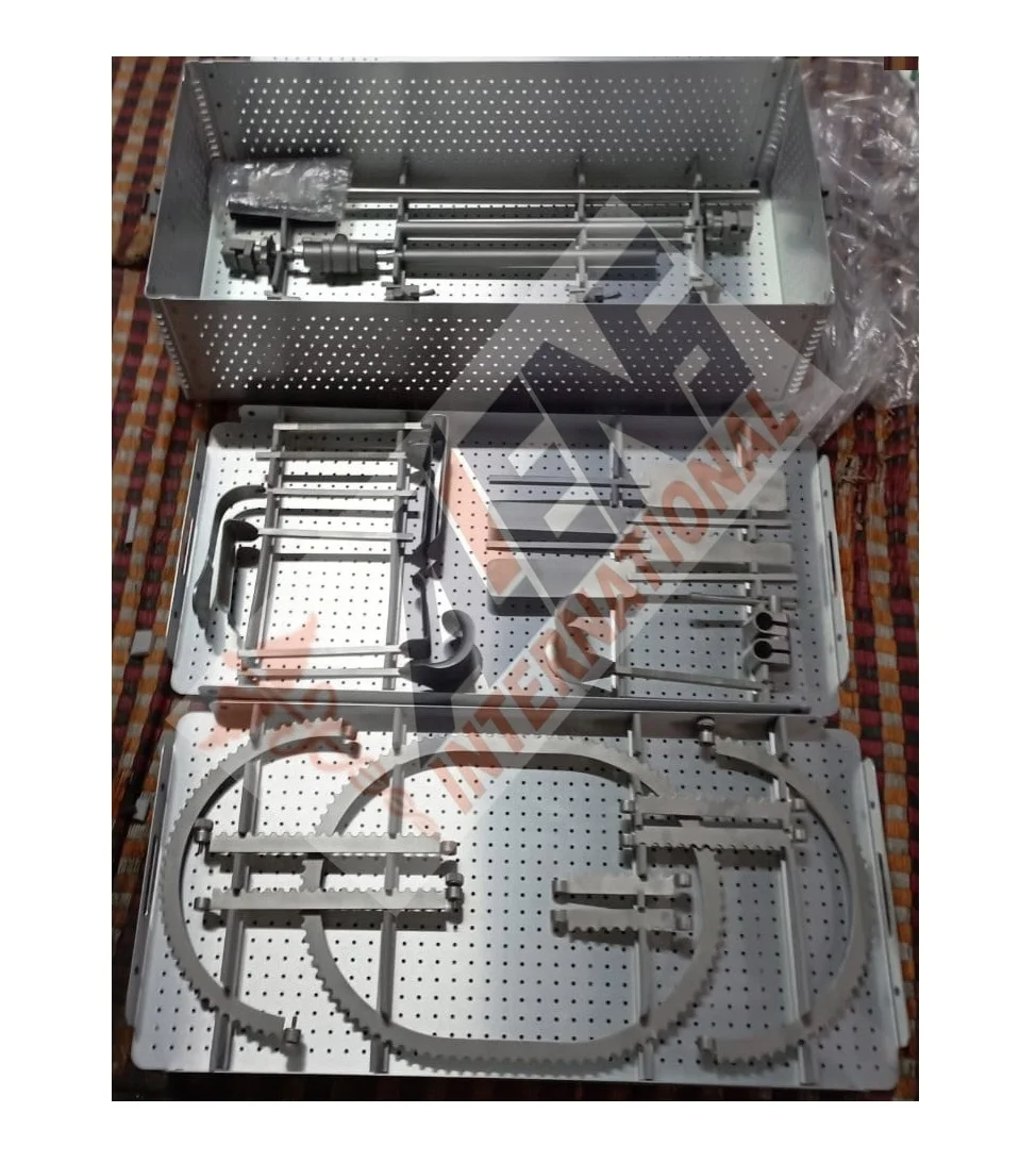 New Arrival Customized Premium Quality Factory Price Self Retaining Table Mounted Abdominal Book Walter Retractor Set