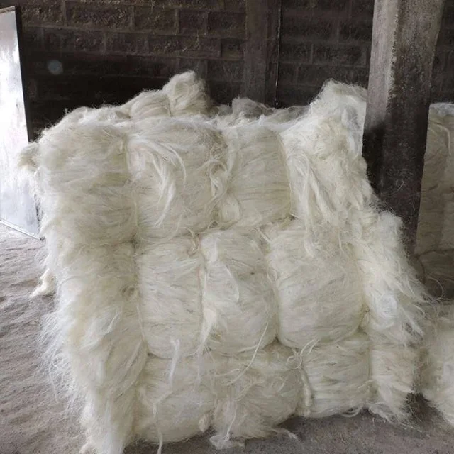 100% Natural Sisal Fiber bulk price / High quality sisal fiber