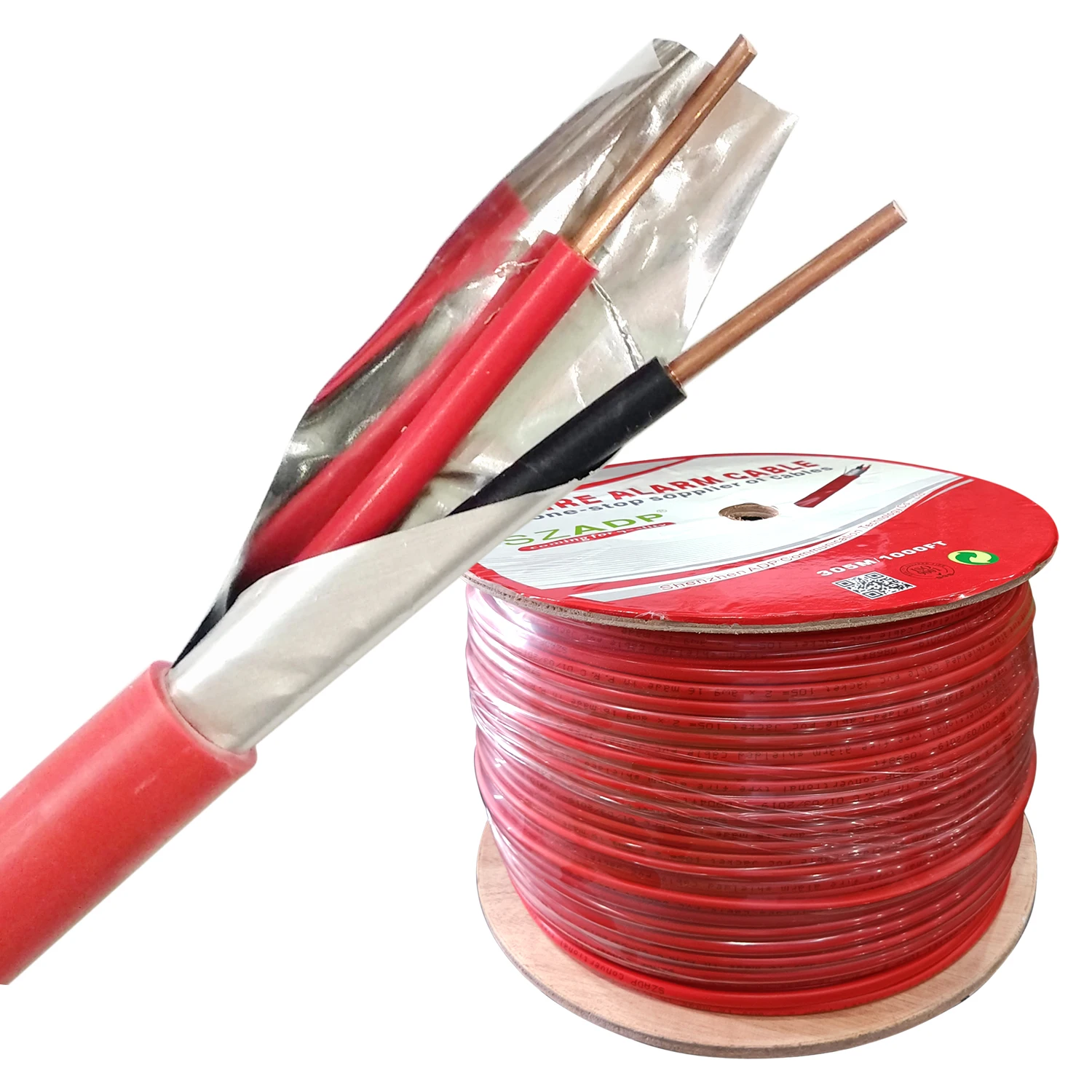 Ph30 Ph120 Fire Resistance Resistant Cable 2core Or 4core 1.5mm Or 2.5mm Shielded Fire Alarm Rated Cable Fire Proof Cable