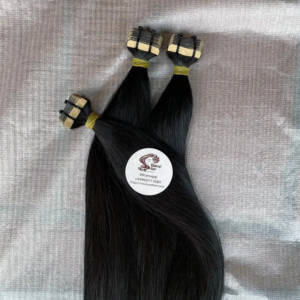 Wholesale Top Quality Tapein Remy Raw Hair 100% human 24 26 28 Inches 12A Vietnamese Blond Virgin Plus Human Hair Tape In