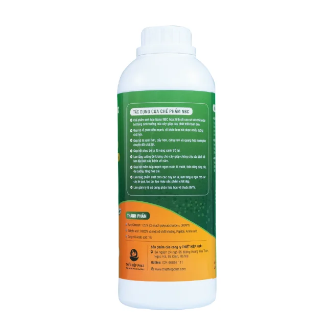 Композитная Высококачественная бутылка для биологических удобрений Nano Chitosan 500 мм, Произведено во Вьетнаме