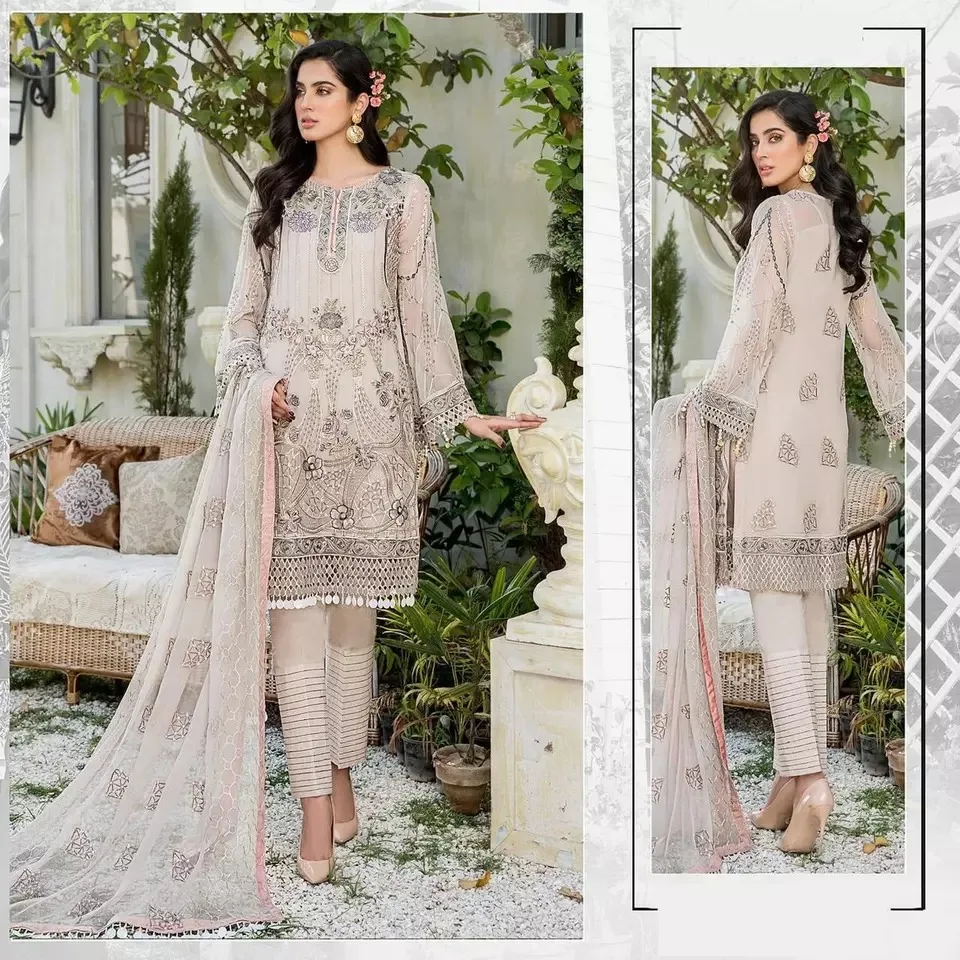 Pakistan And Indian Shalwar Kameez Suits On Viscose Fabric Formal Wears By Tawakkal Volume