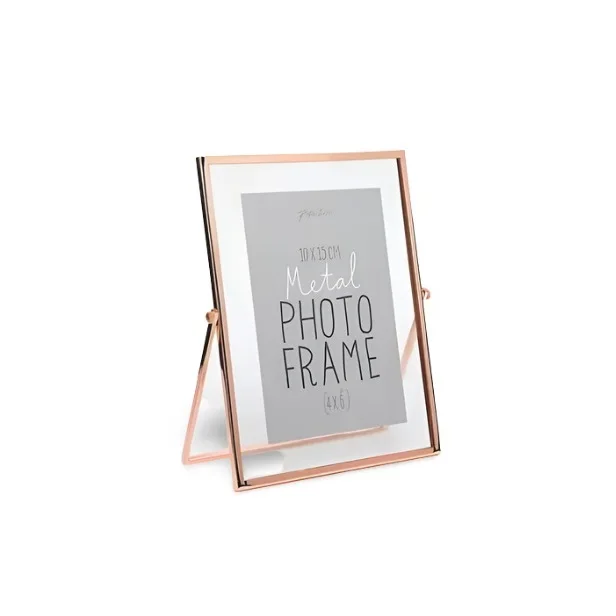 Metal Glass Photo Frame Classic Stylish Handmade Designer Photo Holder Best Quality Tabletop Fancy New Metal Photo Frame