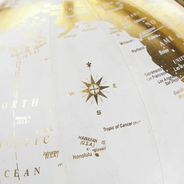 2024 Fresh Finishing Office Decor Indoor And Library Design Globe  Gold Colored Design Globe