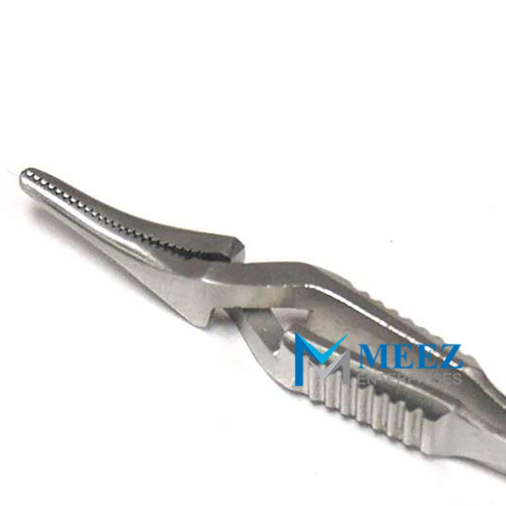 Micro Bulldog Clamp Curved Tip Serrated Jaws Private Label Surgical Bulldog Clamp Wholesale Cheap Price OEM