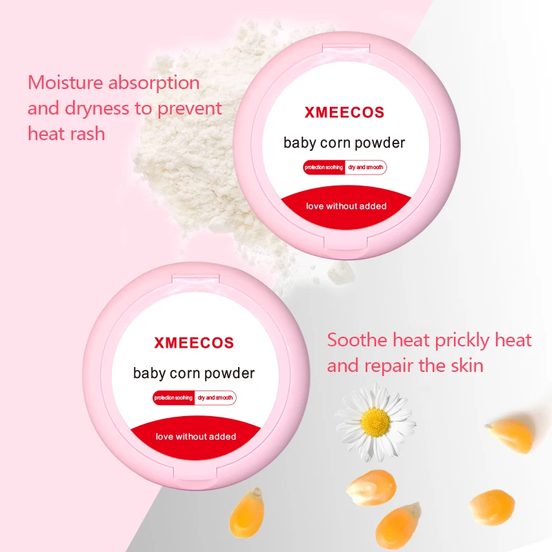 Baby Corn  Powder  Soft Skin care Clean and comfortable Offer Private Labels  OEM/OEM Serves Talcum Powder