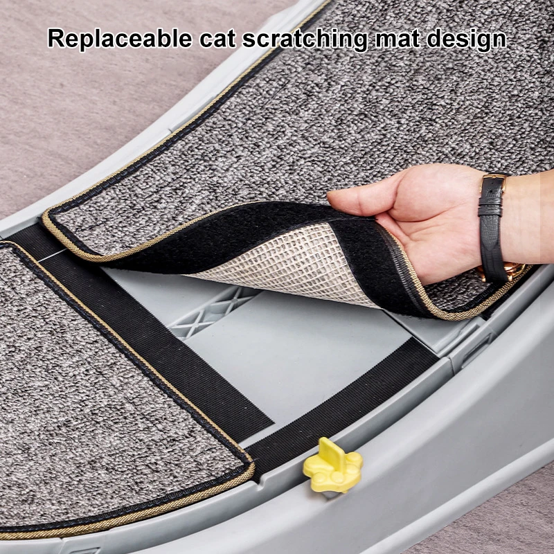 Interactive Pet Toys Cat Silent Sport Treadmill Cat Climbing Frame Wheel Exercise Running Wheel with Solar Energy and Counters