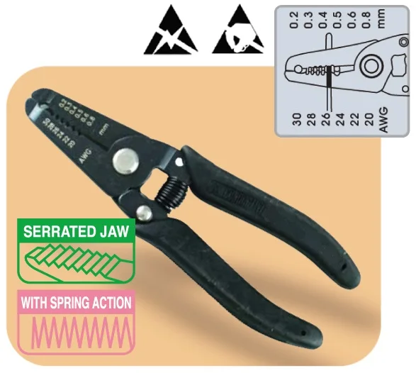 Плоскогубцы для зачистки проводов ESD HandTools антистатические фрезы