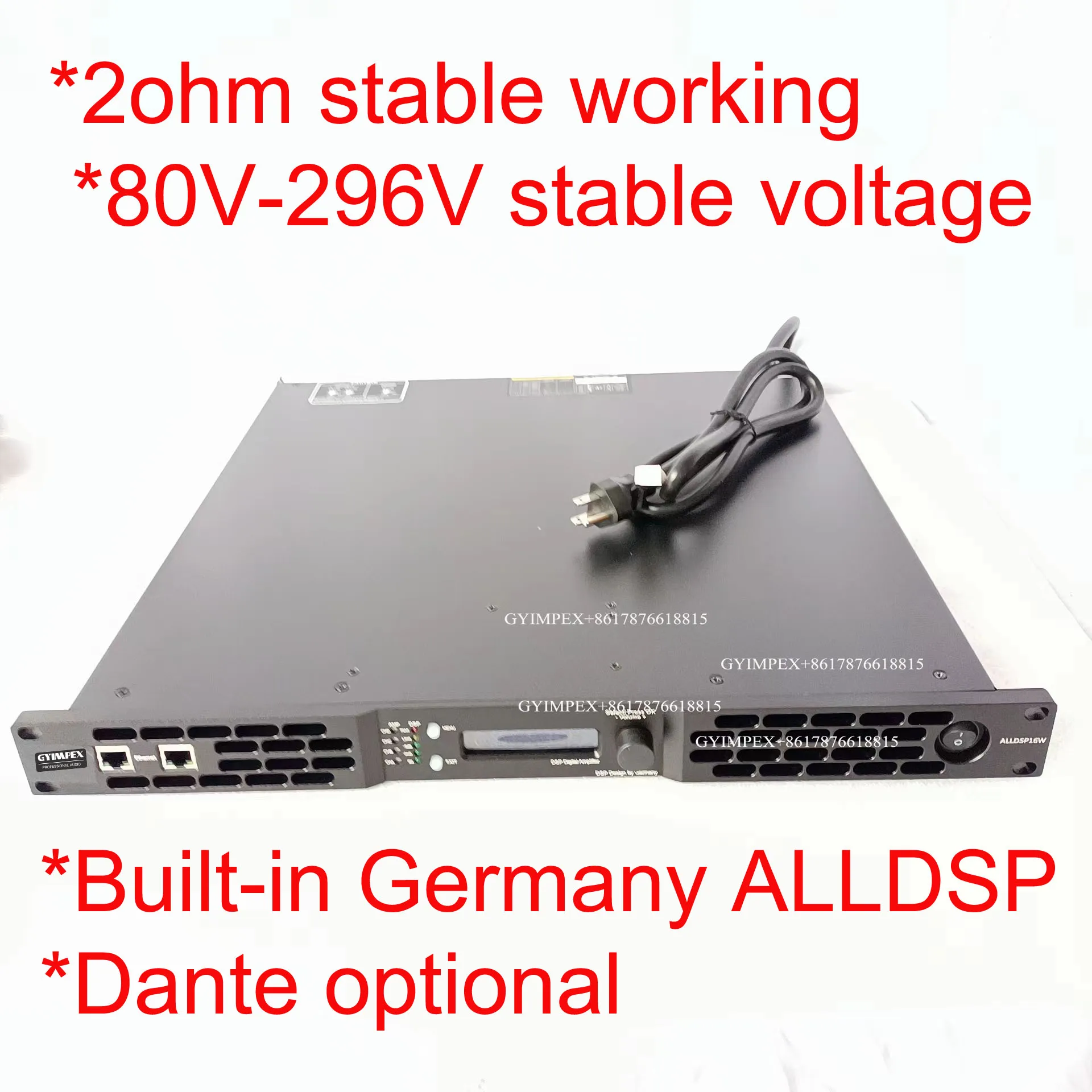 DSP computer control Class D 1u Digital Power Amp Professional Power Amplifier Sound Standard Techno For Dual 18 Inch Subwoofer