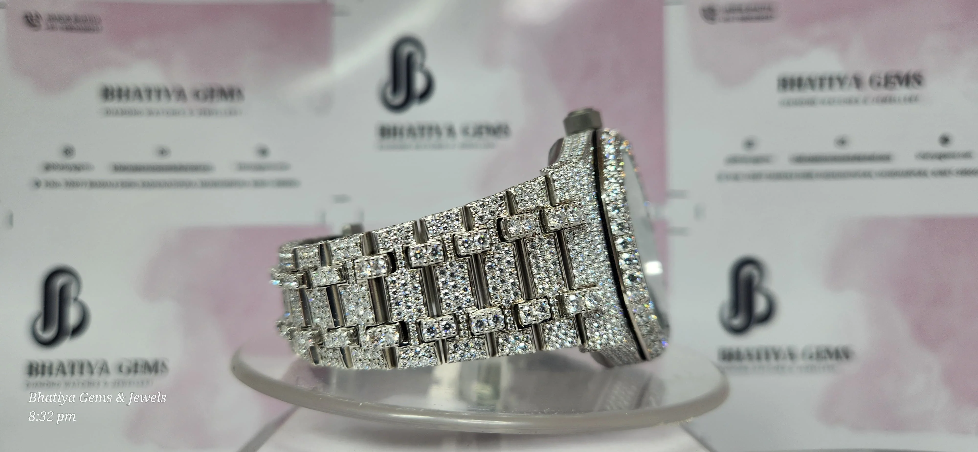 Премиум качество антикварные полностью Замороженные VVS прозрачные Moissanite алмазные часы для мужчин с бесплатной доставкой